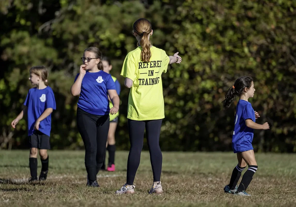PYSA referee calling off-sides