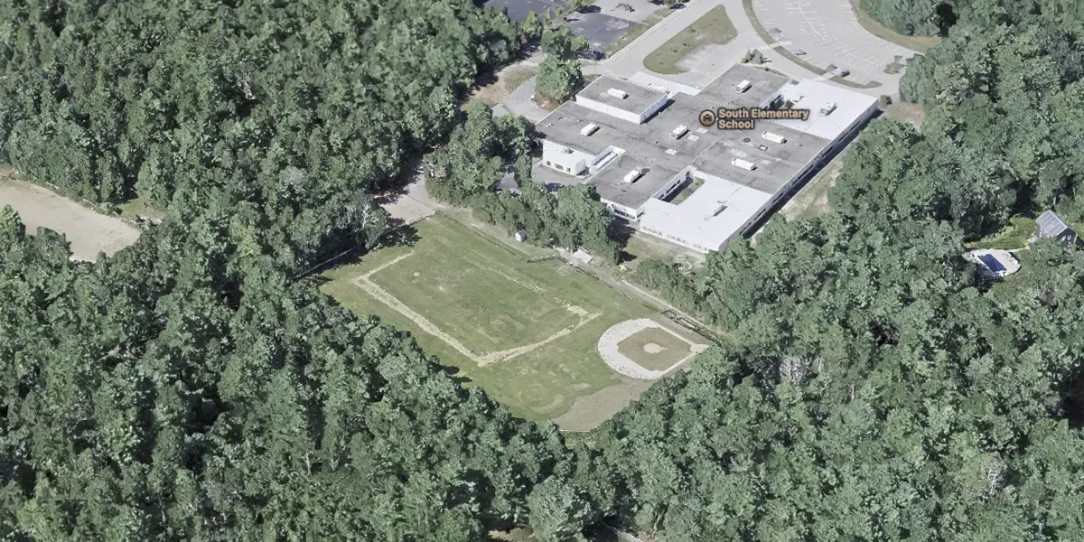 South elementary field aerial