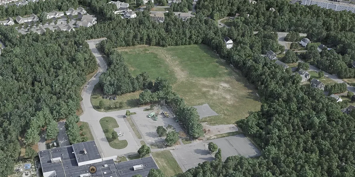 West elementary filed aerial